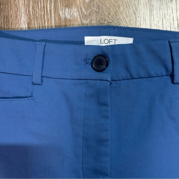 Loft Sutton Skinny Pants High Seas Size 4. New Without Tags - Picture 8 of 9